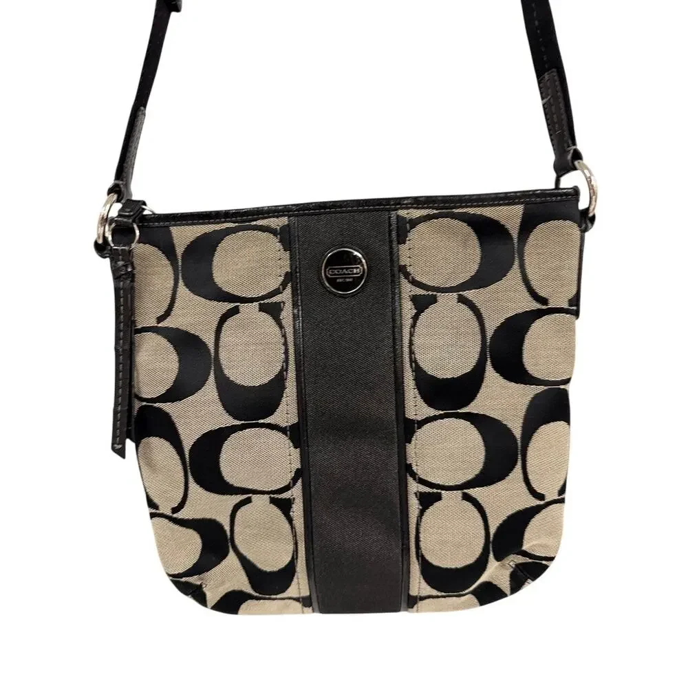 Coach signature crossbody